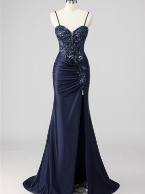 Sparkly Navy Prom Dress(never worn)